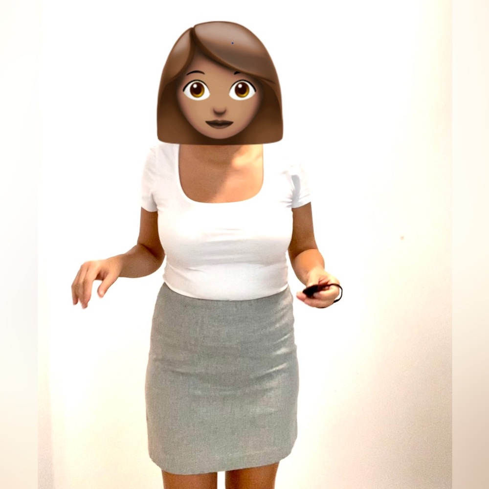Gray Banana Republic Short Skirt